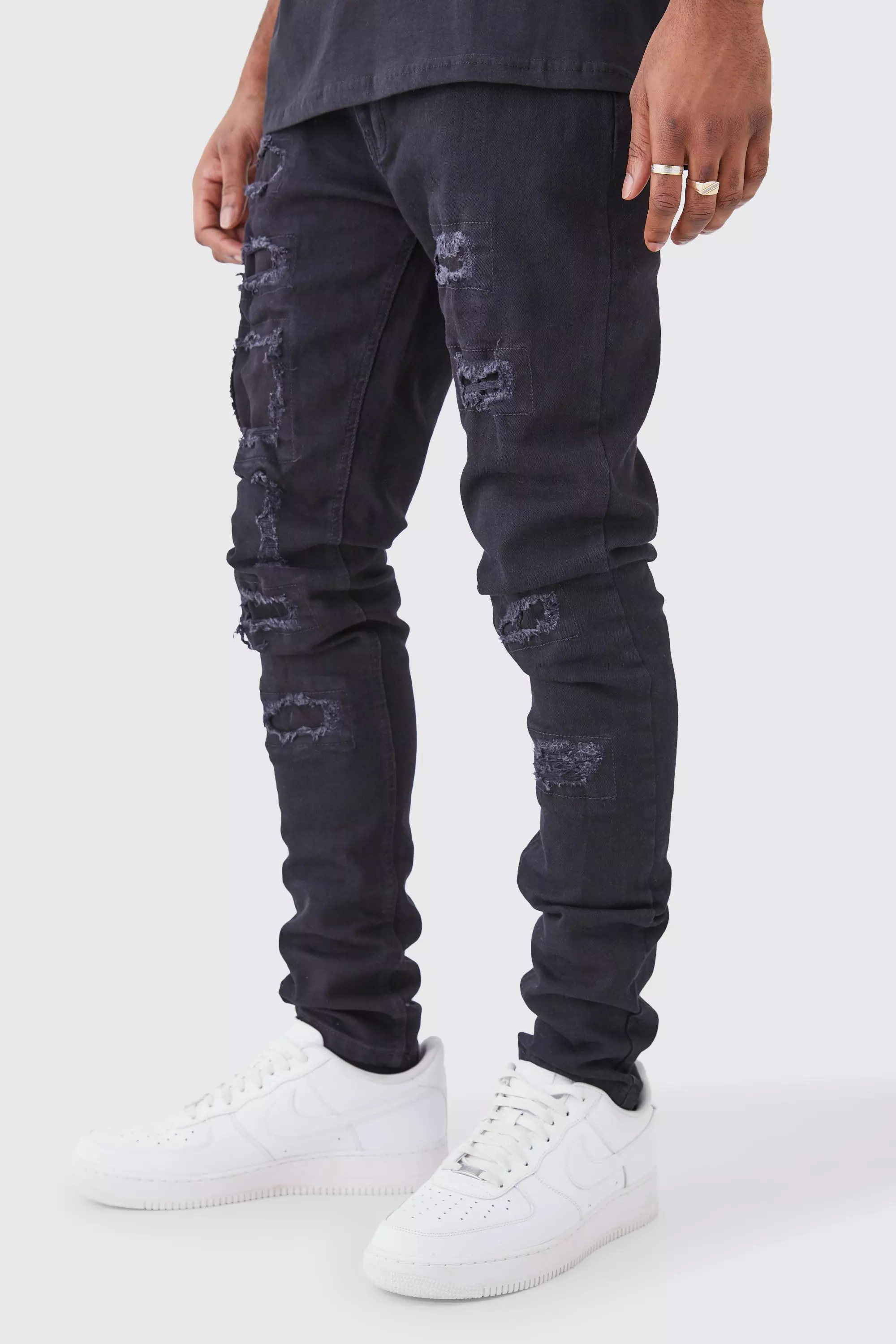 Tall best sale distressed jeans